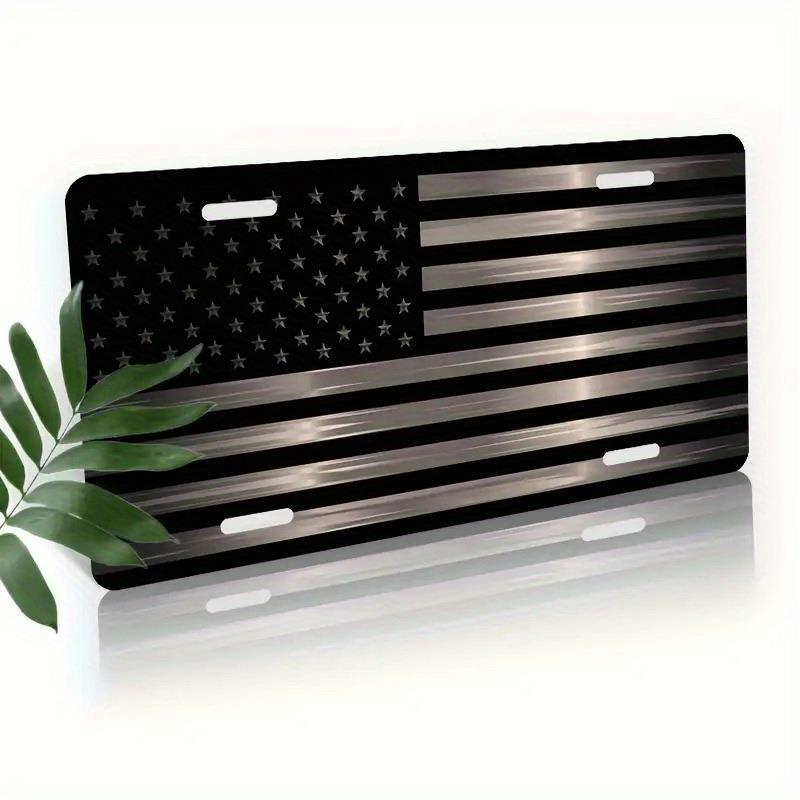 TEMU American Flag Metal License Plate Cover And Frame, Iron Novelty Decoration For Men/women/boys/girls - Waterproof Standard Design