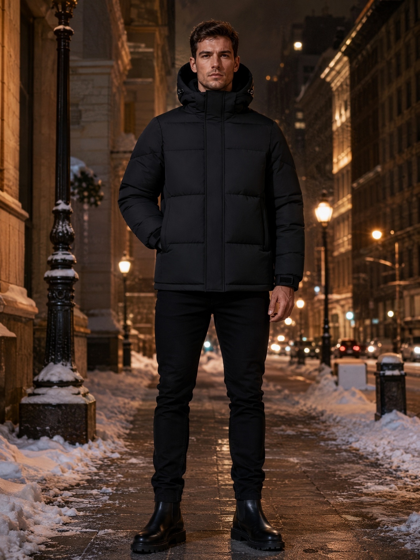 Men's Graphene Uniform Short Jacket for Winter