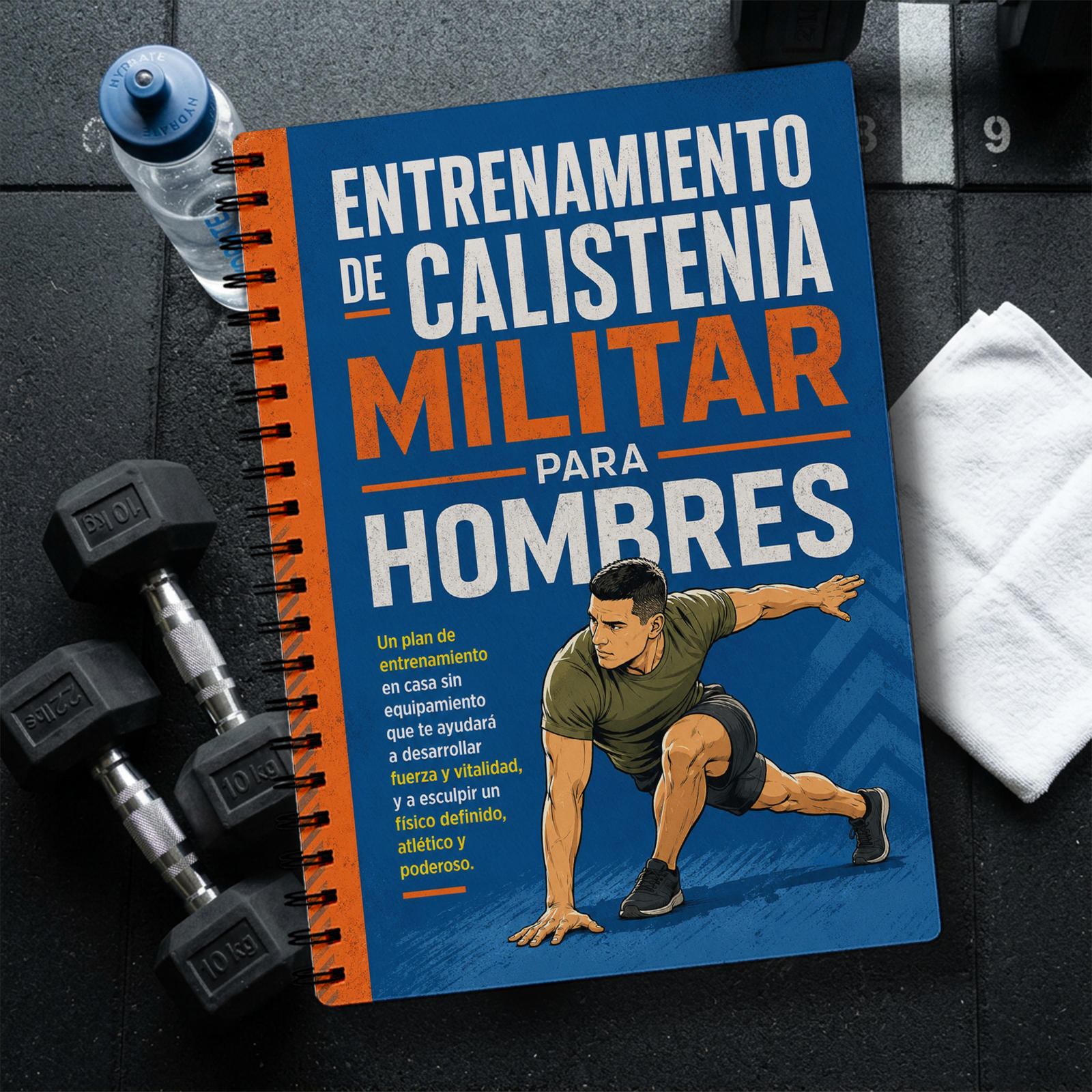 TEMU Versión Española Planificador de de de 28 Días para Hombres, de Fitness en Casa sin Equipo para Principiantes con Seguimiento Diario de