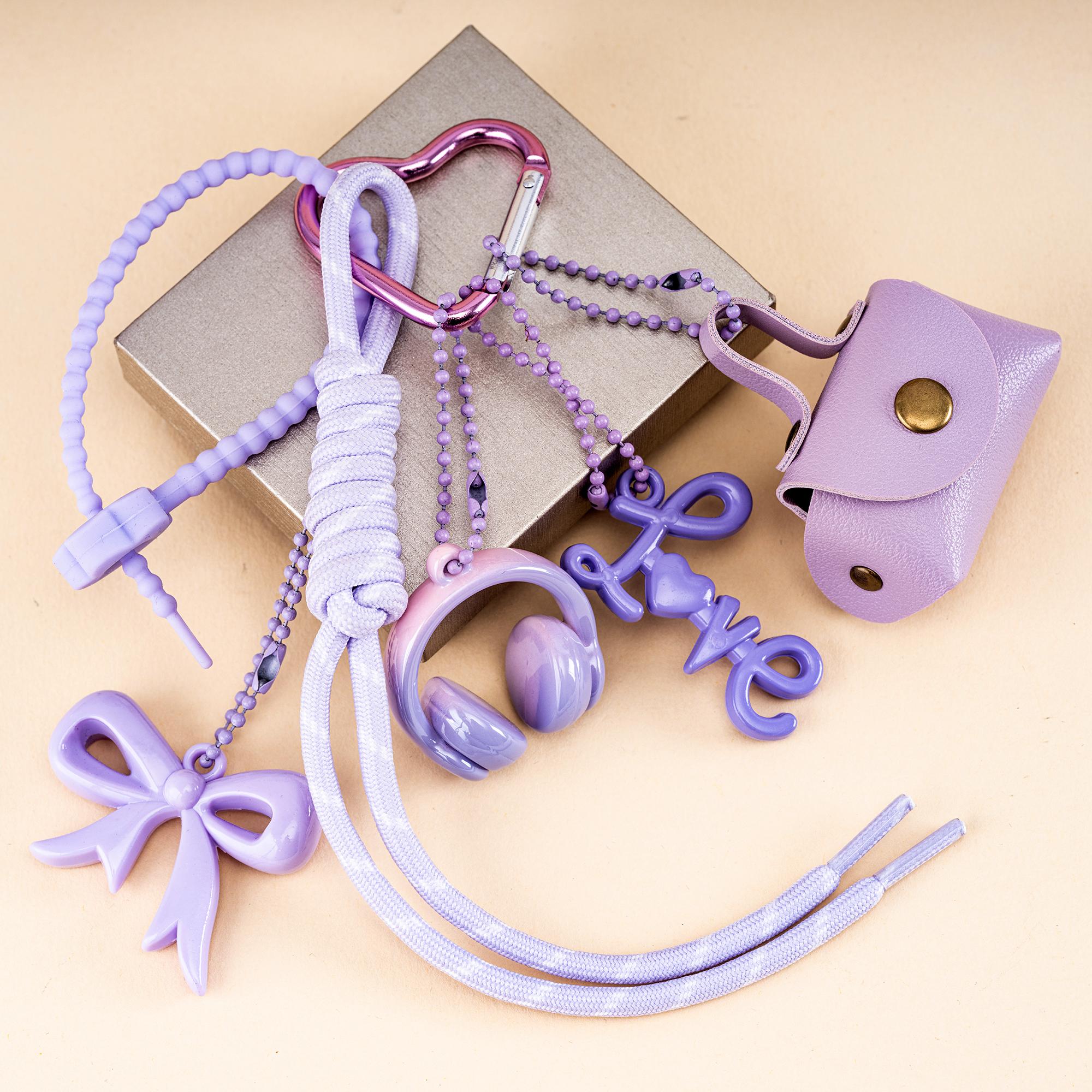E-shop 2D Flat - 2D Neue Schlüsselkette Vielseitige Temperament Taschenanhänger Modischer Und Ausländischer Stil Schlüsselkette Handgefertigte Gewebte
