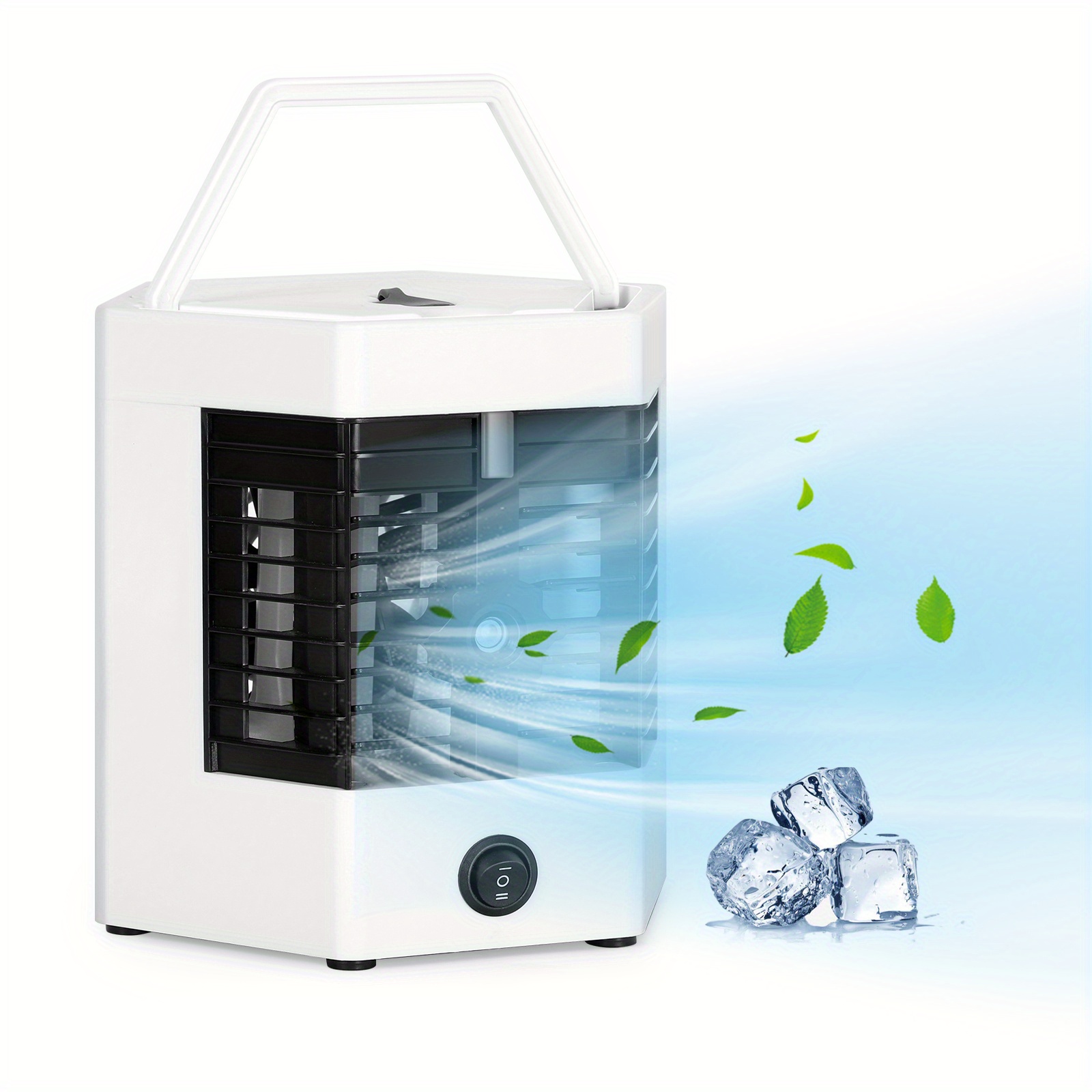 TEMU 3-in-1 Portable Humidifier And Fan - With Usb Charging, Suitable For Home And Office Use, Perfect For Humidifying Your For Home And Office