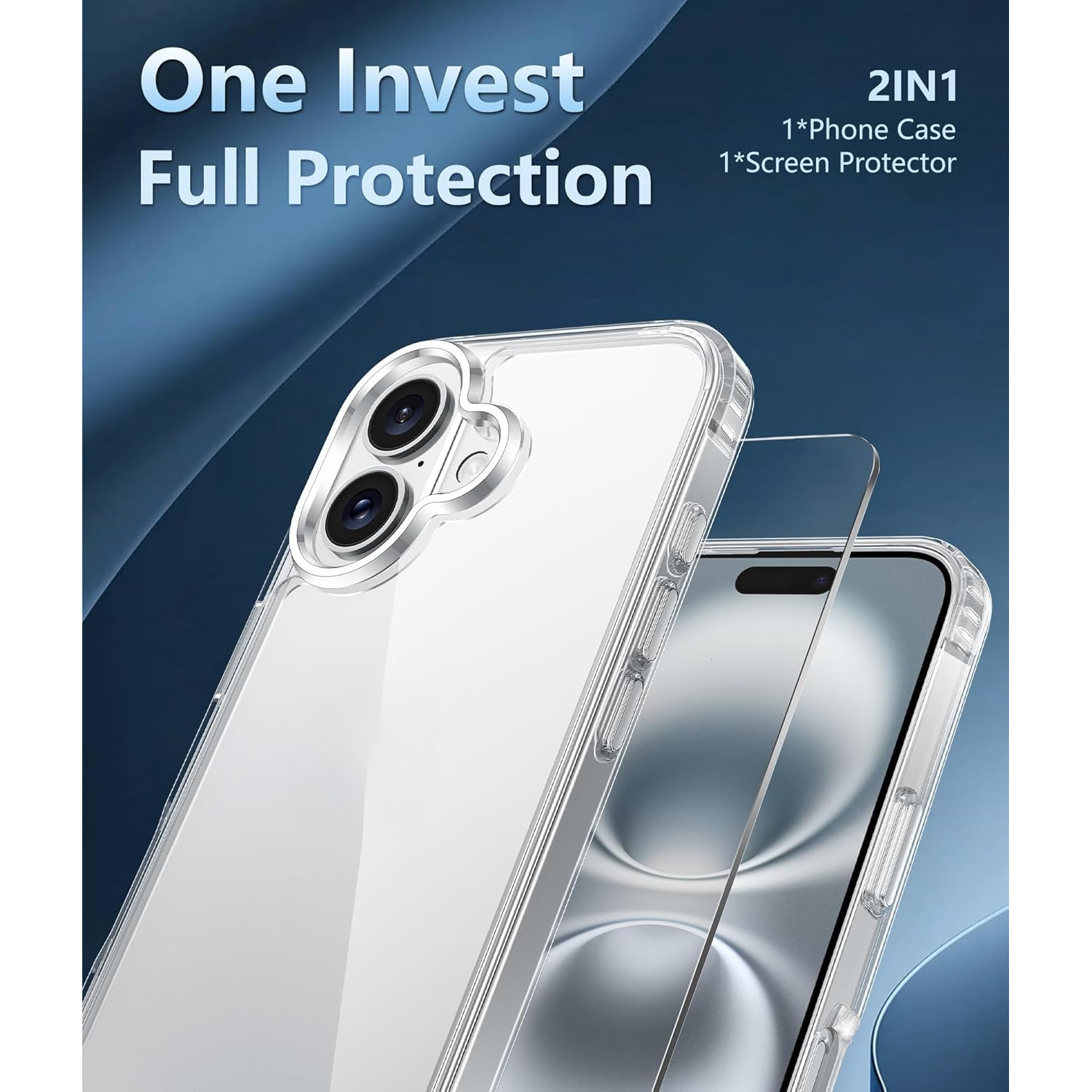 for iPhone 16/15/14/13/12/11 Case: Clear Magnetic Drop Protection Anti-Yellowing Slim Case - Rugged Shockproof Protective Transparent Cell Phone Cover (Clear) - Image 6