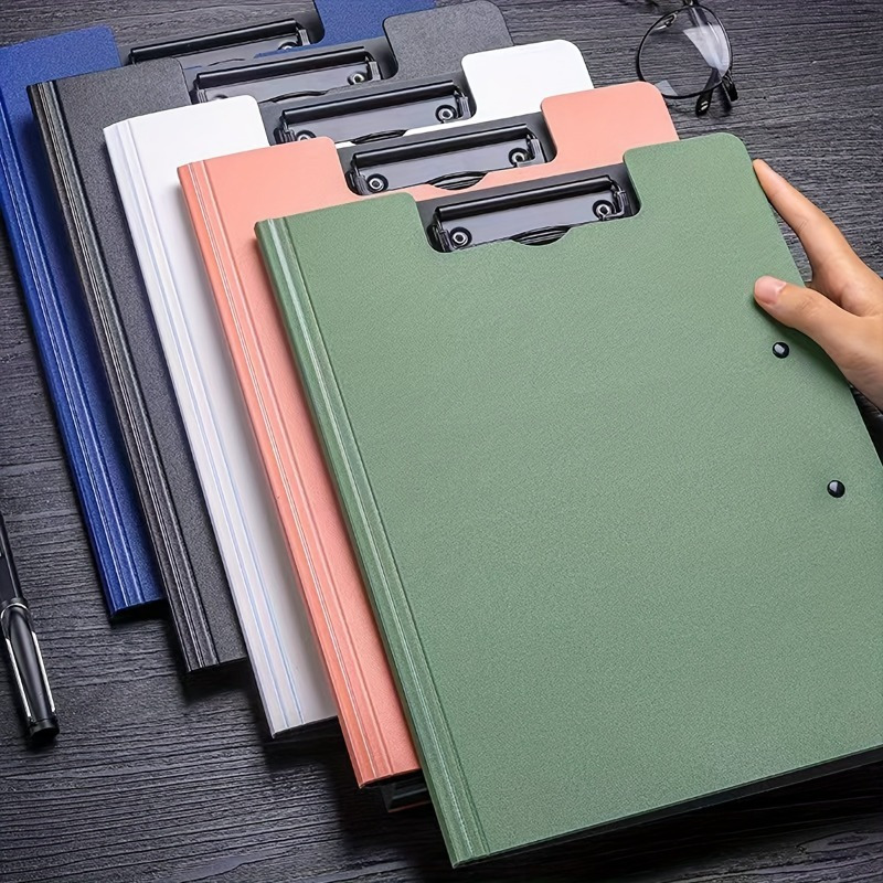 

1pc A4 Size Pp Clipboard Folder, Document Organizer Snap , Multiple