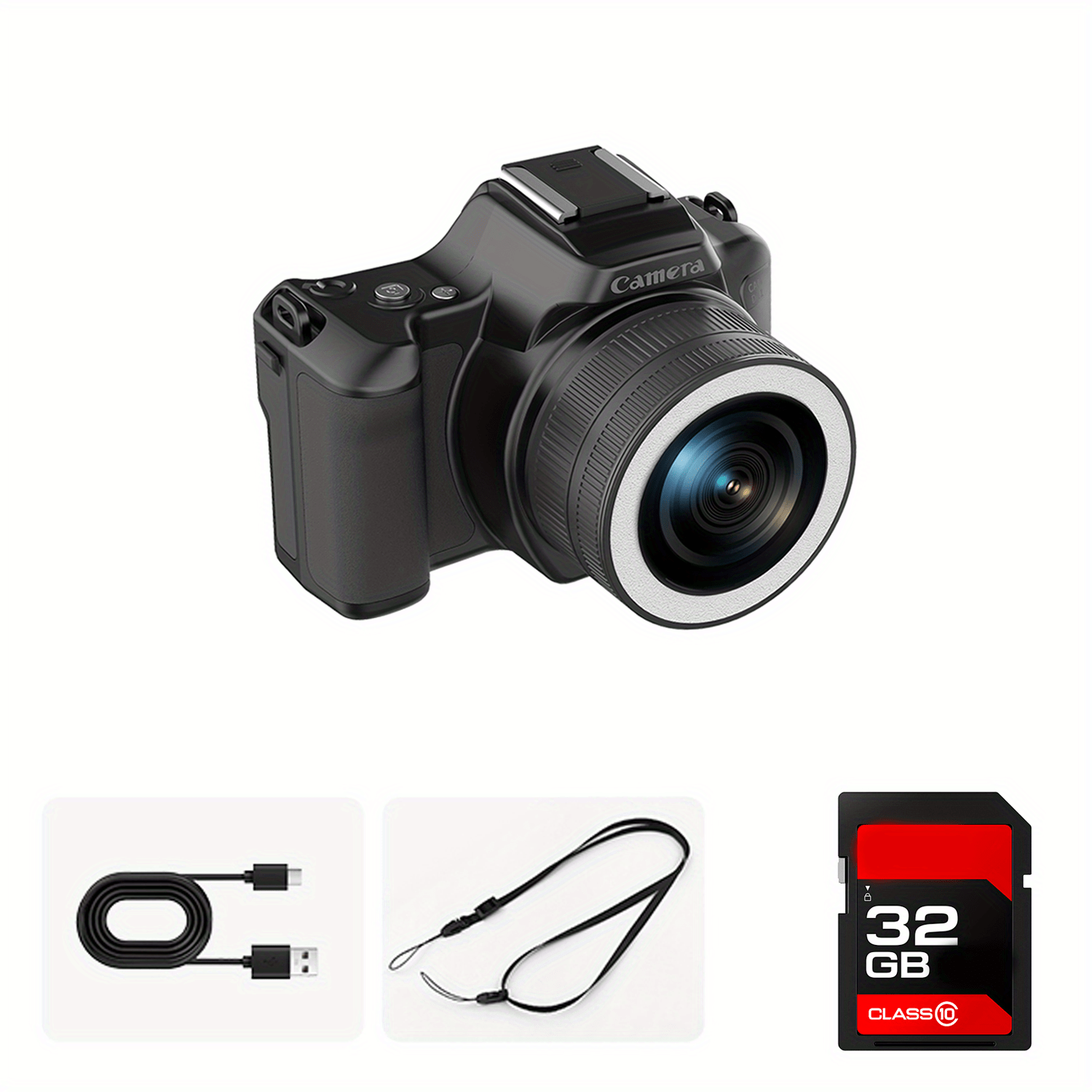 d11 pro 48mp vlogging camera 4k video 16x anti shake zoom Temu