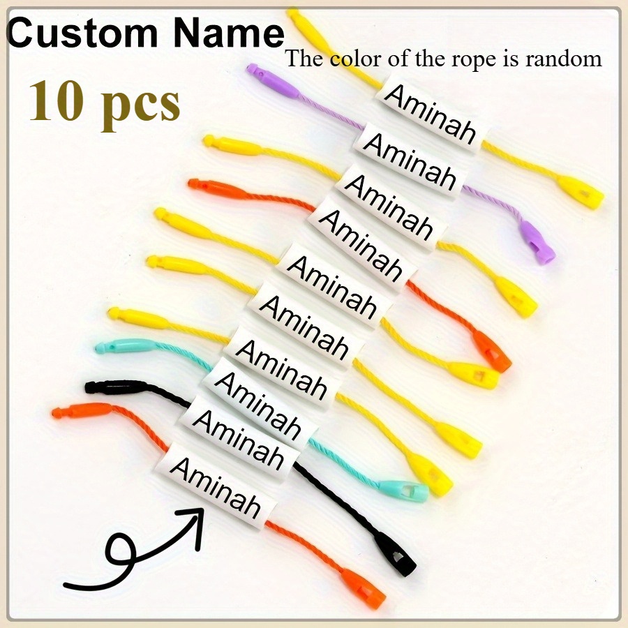 TEMU 10/15/20/25/30/35/40/45/50pcs Name Circles, Personalized And Labels For Backpacks, Shoes, Water Bottles, Umbrellas