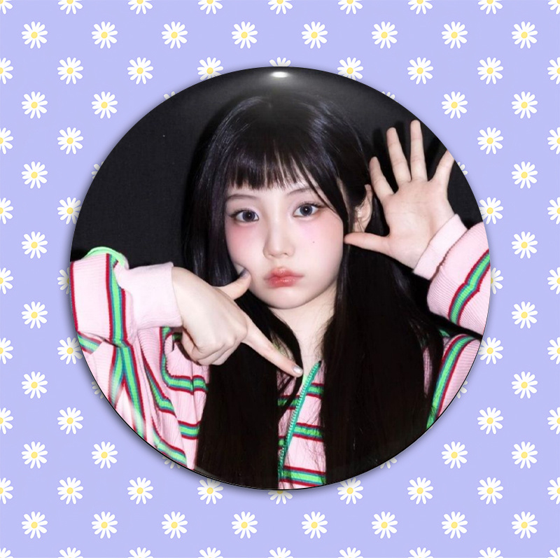 TEMU A New Anime Cartoon Fashion Brooch, Unisex Round Badge Pin - Suitable As An Interesting Gift And Idea For Relatives, , . 52mm New Style, Cute