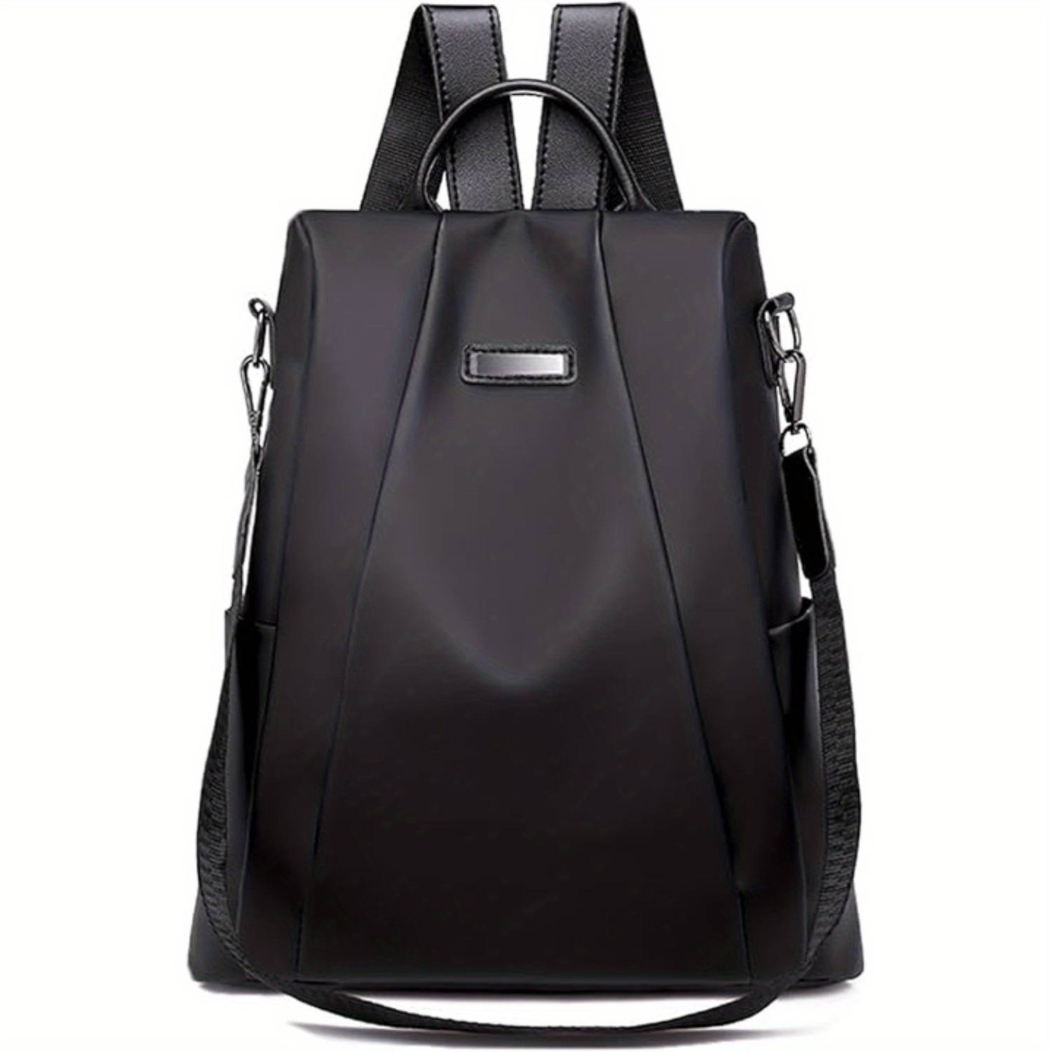 TEMU Women' & Unisex Lightweight Anti-theft Travel Backpack With Design, Adjustable Shoulder Straps & Zippered Compartments - Nylon Bookbag For,, Commuting - Ideal Gift ()