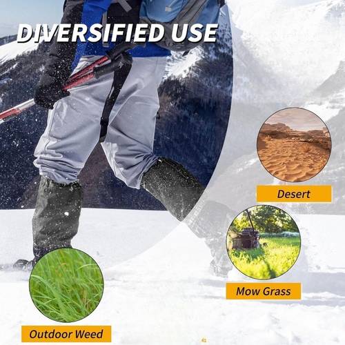1 pairs leg guard cover leg protection sleeve adjustable protective equipment suitable for outdoor sports and outdoor work used when skiing