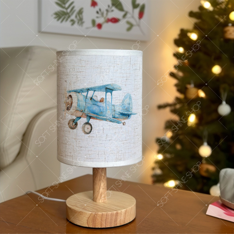 Print Table Lamp, USB-Powered LED Light for Home