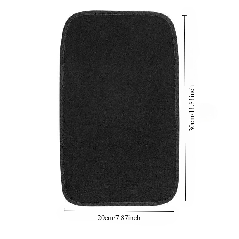 1 Car Armrest Pad, Center Console Riser Pad, Black, Suitable for Car Interiors, Armrest Cover, Car Armrest Box Riser Pad, Universal Fit, the Perfect Gift Choice for the New Year