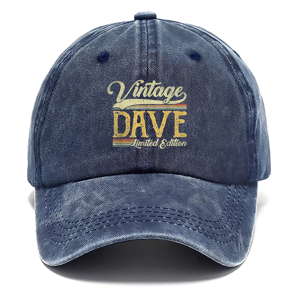 TEMU 1pc Vintage Dave Hat, Casual Hat For Men, Hat For Women, Adjustable Baseball Caps, Dad Hat, Suitable For Outdoor Activities And Gatherings,