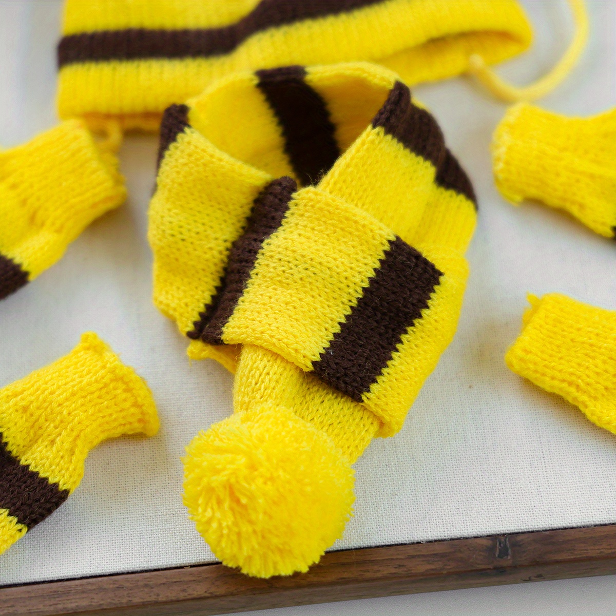3pcs Scarf Bootie Hat Set for Small Dogs