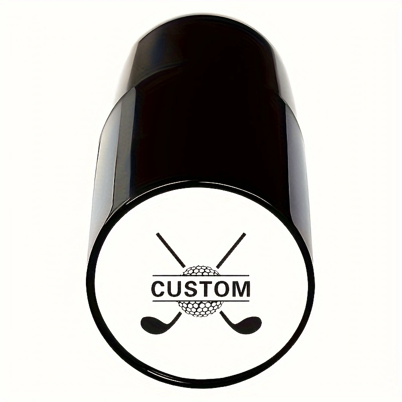 TEMU Personalized Golf Ball Stamps That Dry Quickly And Are Waterproof, Featuring Reusable Identification Tools For Golfers. In Black, Red, And White