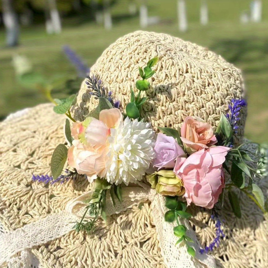 Beach Rose Brim Hat LISETTE WIDE-BRIM HAT - Rose Pink - Gold Coast Couture main image 4