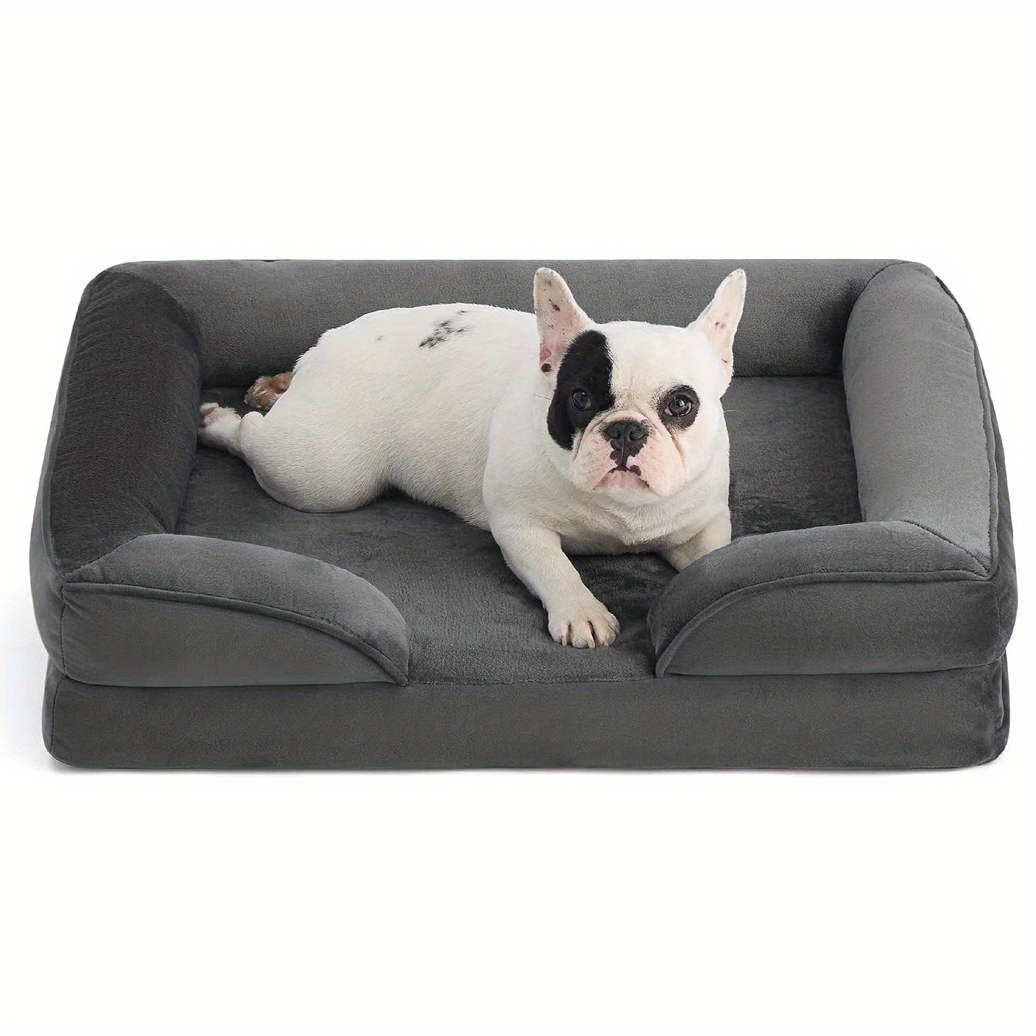 TEMU 1pc de Canapé Chauffant pour Chien avec un Tapis Amovible et Lavable, Conçu pour un Bon Maintien et Adapté aux Chiens Moyens à Grands