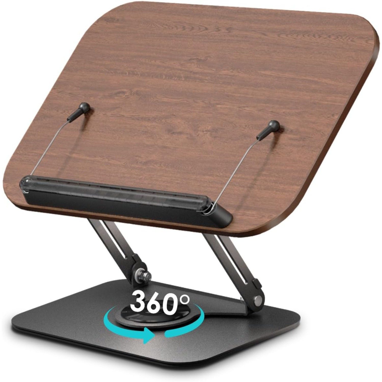 TEMU 1pc Briartw Adjustable Reading Desk, Steel Material, Base, Foldable & Portable, Ideal For Office, Kitchen, School Textbooks, Recipes, Magazines,
