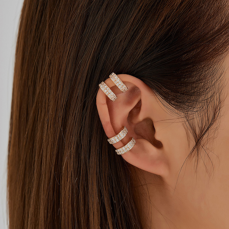 Ear Cuff Earrings For Women Non Piercing Faux Earring Cuff Rose Gold Earring