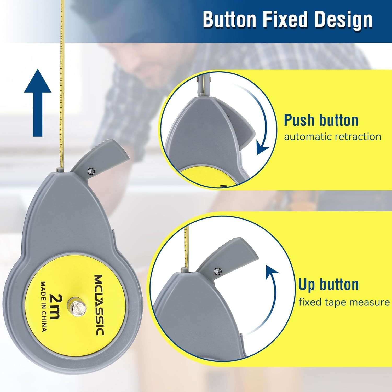 2m alloy woodworking scribing circle measuring tape with 10 pencil leads 2m 0 2cm precision marking compass for drawing   lines diy projects circle drawing compass functional woodworking gear   in china woodworking tools Product details 4