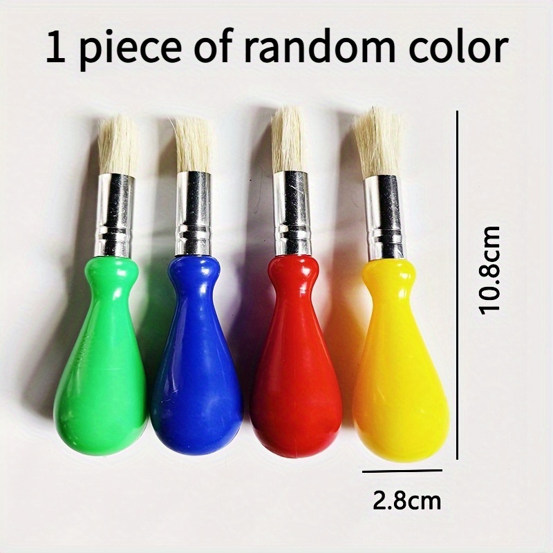 Image of Ergonomic Paintbrushes With Random Colors. Grip Empowers . Are Fully Compatible With Diy, Handicrafts, And , And Are Suitable For Diy Projects, Handicrafts, And Artistic .