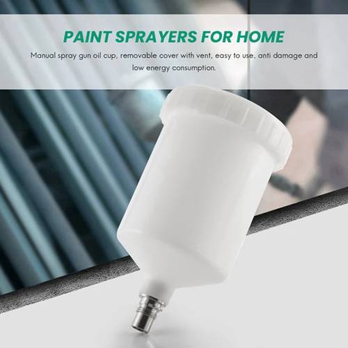 600ml plastic hvlp paint cup pot for sata sprayer cup connector jet paint sprayer