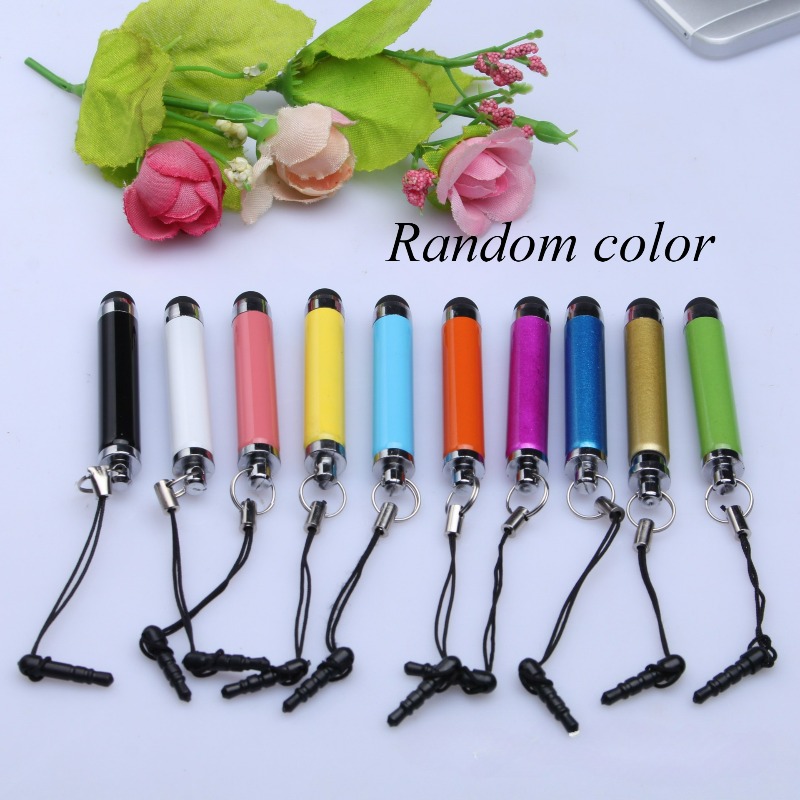 E-shop 6 Stück Einziehbare Kapazitive Stifte, Universelle Kapazitive Displays, Staubschutz Touch Stylus, 2-teilige Einziehbare Mini Touchscreen Stifte