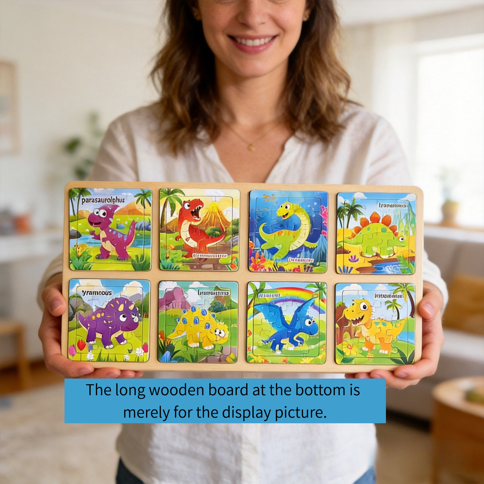Children's Educational Floor Puzzle - Dinosaur World, 128pcs