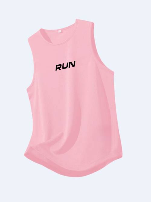 mens summer fashion print tank polyester round neck pullover athletic breathable sleeveless vest multi color options ideal for gifting