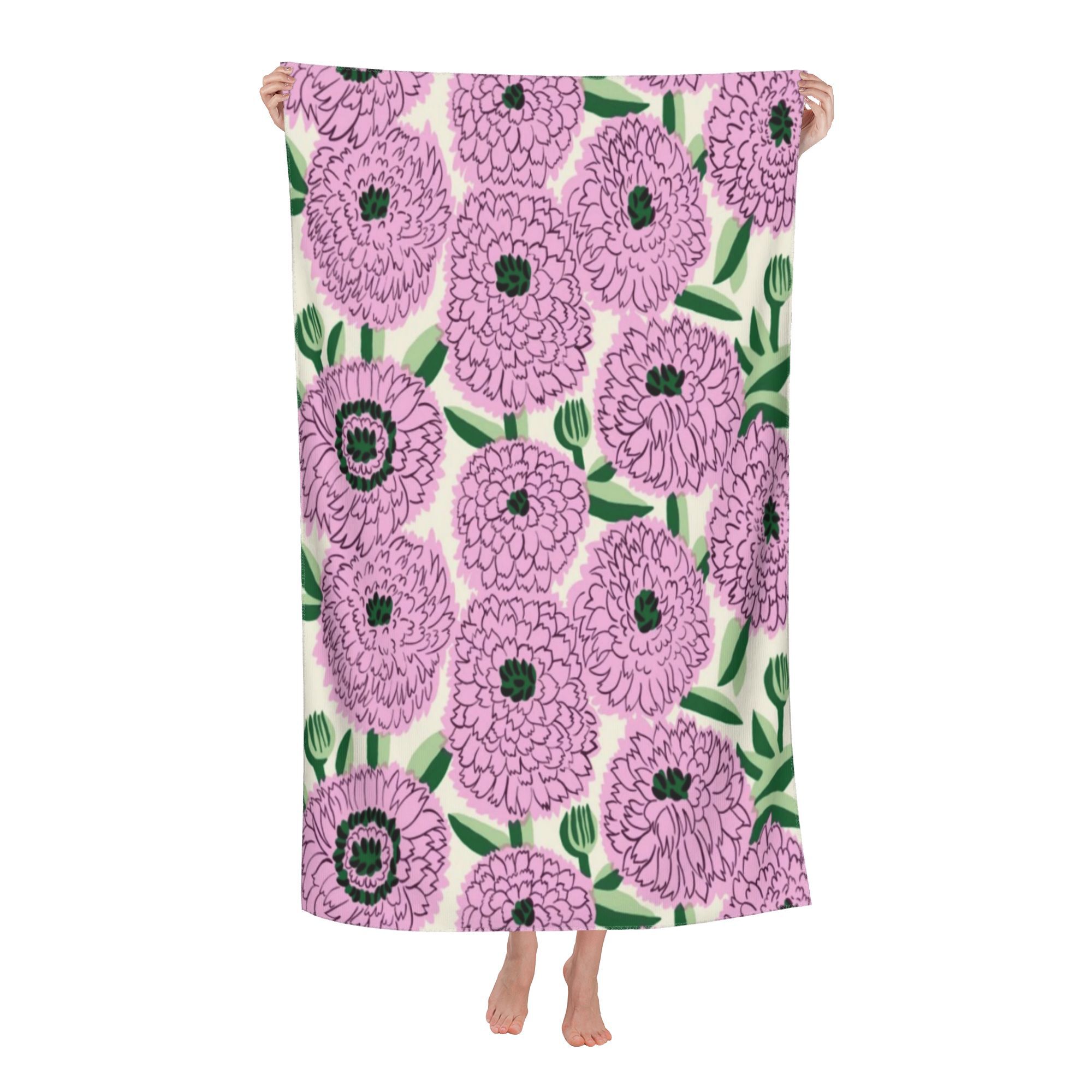 TEMU A Maija Isola Designed Themed Beach Towel, Suitable As A Gift For , A Bathroom Towel Soft, Absorbent, And Quick-drying. Suitable For Swimming,