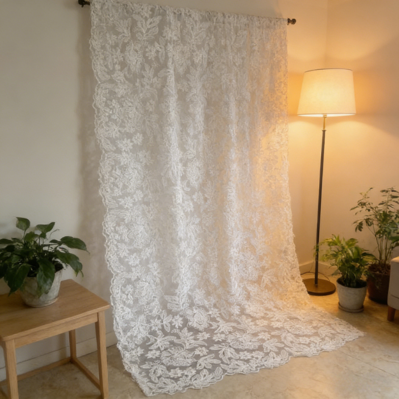 1 kos francoske vintage poročne čipkaste tkanine - vnaprej razrezan zvitek (širina 51", 0,5 ) vodotopno vezenje, primerno za poročne obleke, DIY