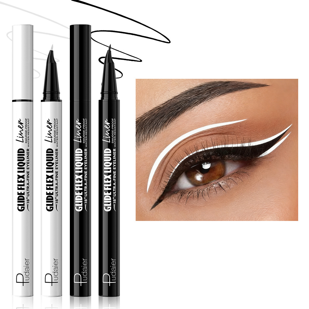 Pudaier 2026 New Waterproof Eyeliner Pen, Long-lasting, Precise, , Perfect For Intricate Makeup Looks. , Suitable For Beginners, Festival Color Palette, Everyday Makeup.