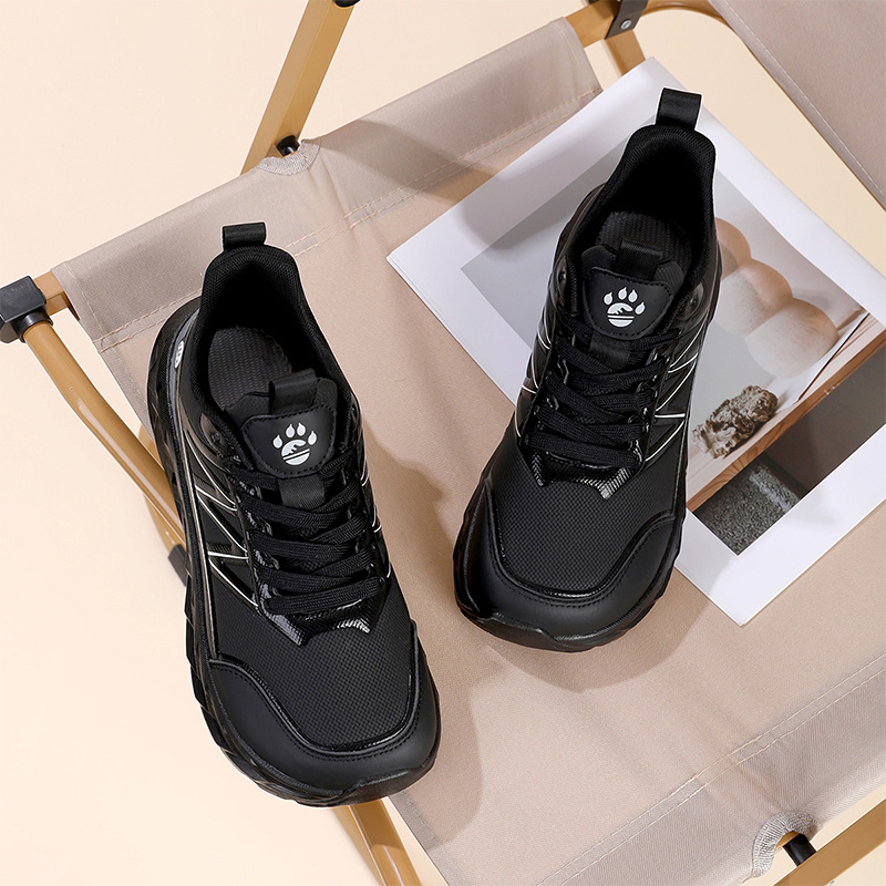 Men's Casual Sports Shoes with Thickened Wide Toe Design