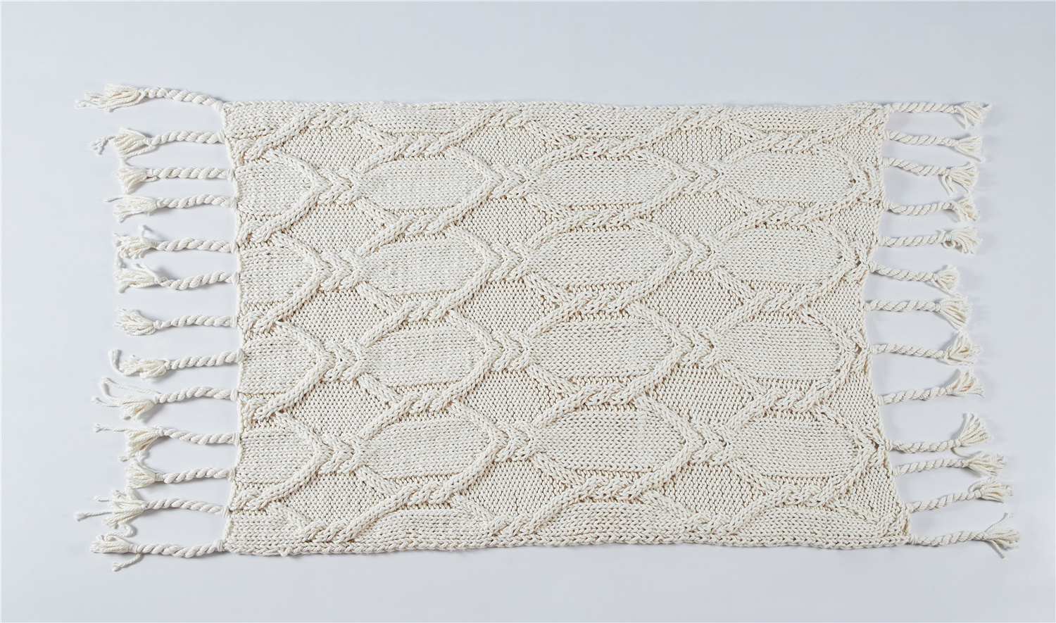 Tight- Acrylic Blanket, Handmade Coarse Blanket, Soft Home Decor Accessory, Office Nap Blanket, Air-conditioning Blanket, Sofa Blanket, Bed Runner, 1pc