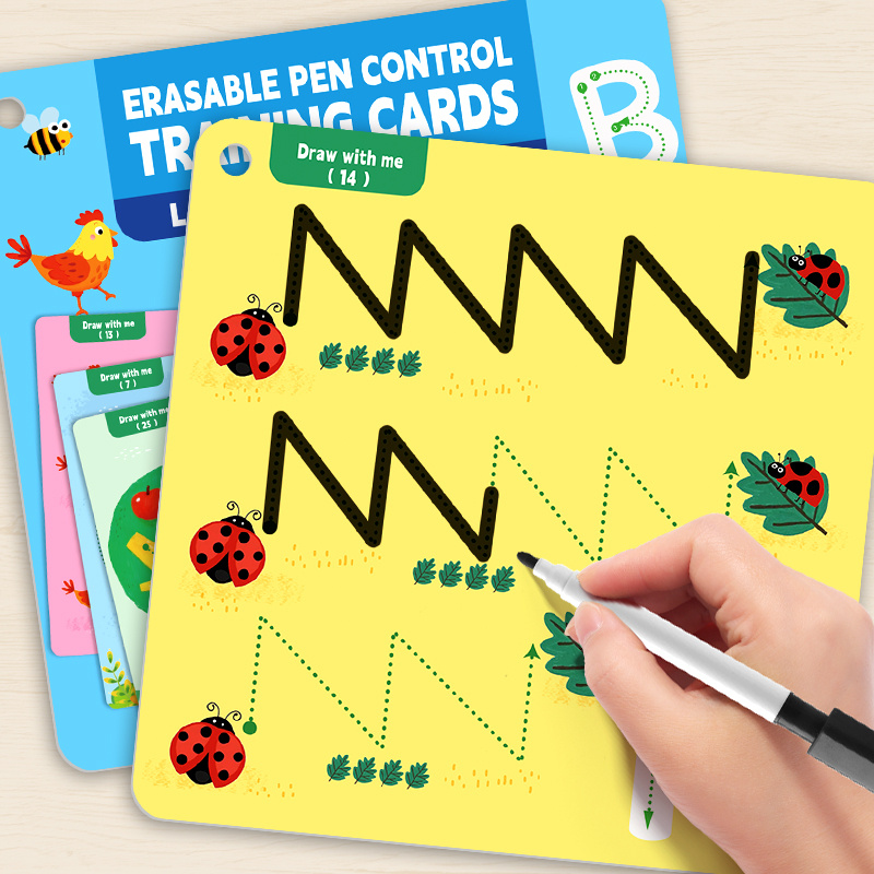 Children's Pen Control Training Workbook for Handwriting Practice