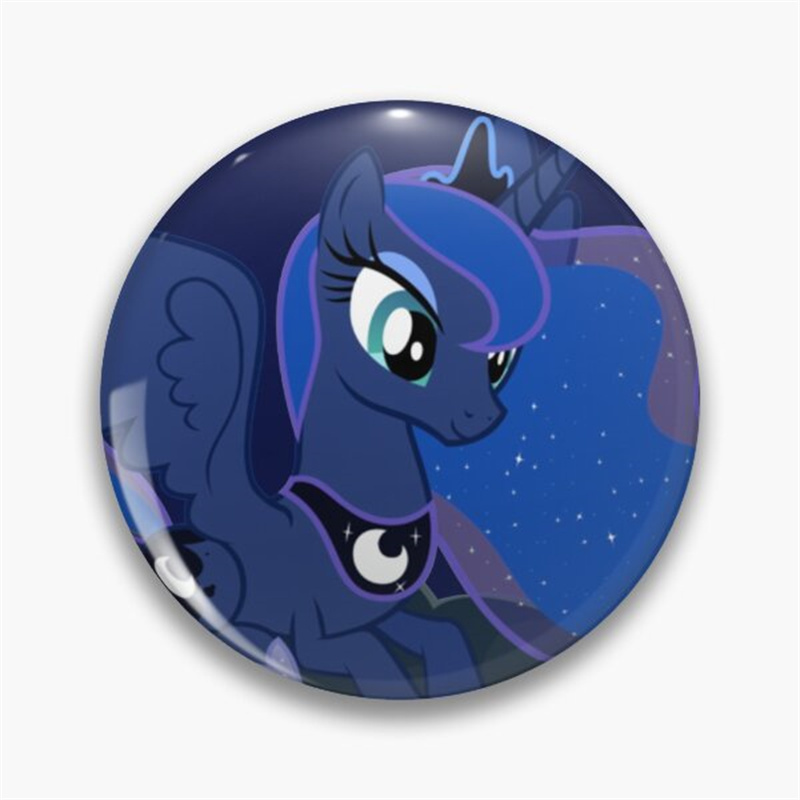 TEMU 1pc Diy Craft Buckle - 44mm 1.73inch , Night' Pin Suitable For Bags, Jackets And Gifts, Holiday Favors, Party Favors