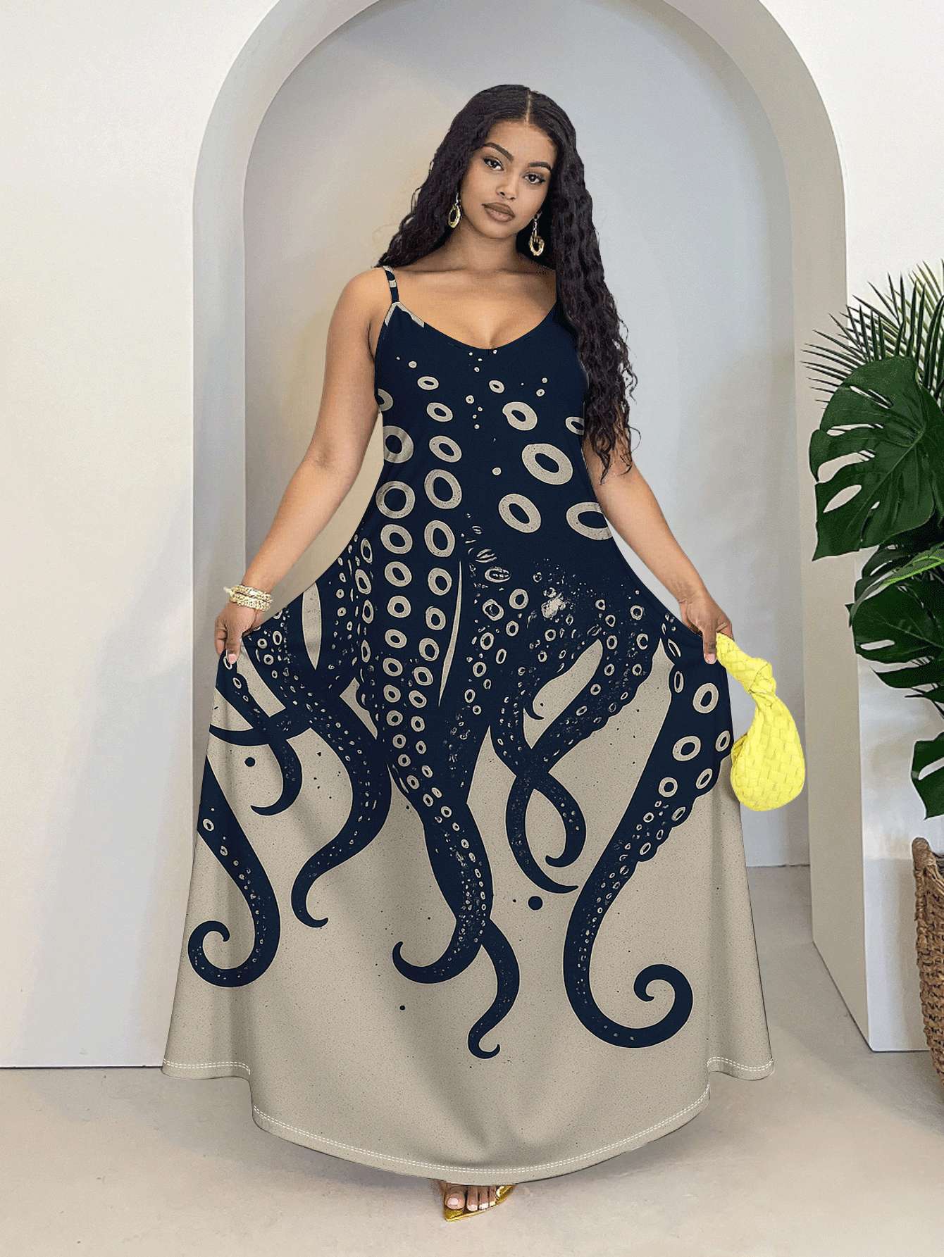chinese dress ladies Black Unique Sequin Mermaid Long Train Prom Dress main image 0