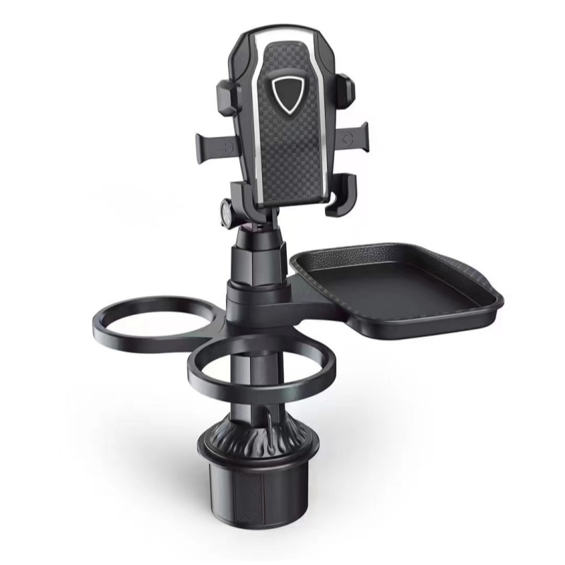 TEMU Car Cup Holder Tray, Cup Holder Extender With Tray, Cup Holder Extension Tray, Detachable Car Table Tray, Car Dining Table, Long-distance Travel Car Organizer