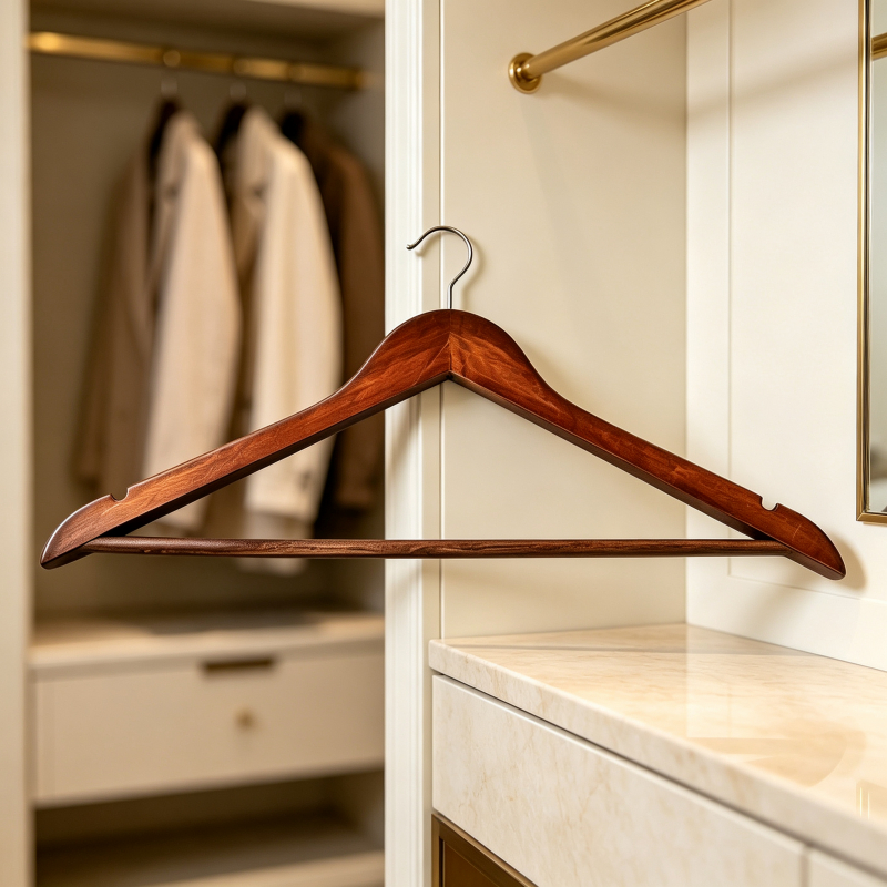 15/30pcs Rotating Hook Wooden Hangers | 360° Flexible Swivel for More Efficient Clothing Selection | Rounded Edges to Prevent Damage to Delicate Fabrics | Solid Wood | Unisex for Adults | Suitable for Dorm, Bedroom, Wardrobe | Home Wardrobe Storage |