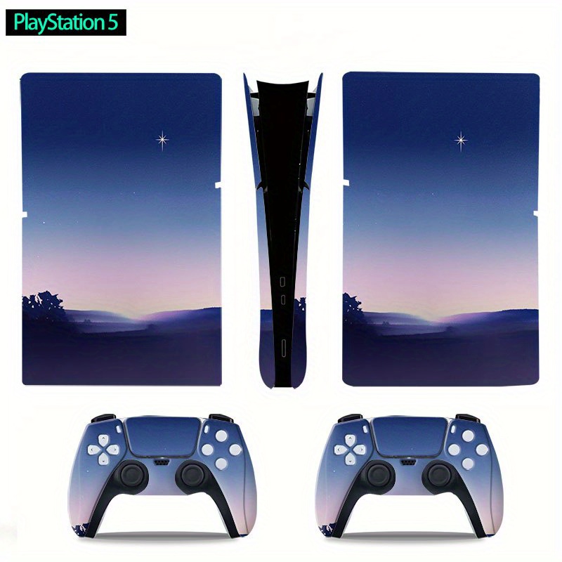 photo de l'article 3pcs autocollants pour   de jeu [décoration personnalisée pour consoles et  s de jeux] thème ciel étoilé autocollants playstation 5 - résistants à lusure, anti-rayures, anti-transpiration, antidérapants, amovibles   résidus, faciles à décoller