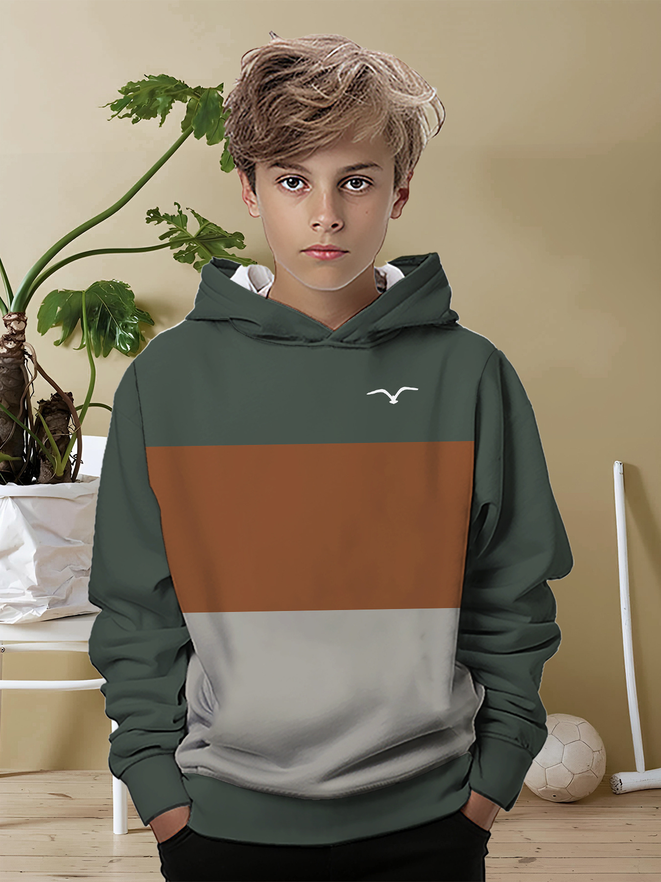 氣志團ちゃん HOODIE 「BOY'S COLOR」 パーカー Lサイズ That's life パーカー HEAVY WEIGHT 12.7oz “CAP BOY” LOGO ZIP