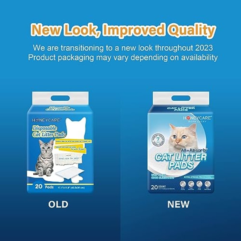 20 Count Cat Litter Pads 17.1 by 11.8-Inch