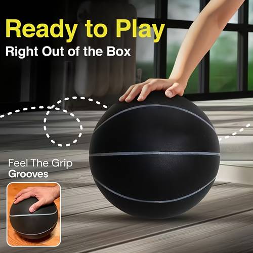 quiet basketball for outdoor use made of sturdy pu material ideal for training shooting and passing an gift for athletes fitness tools basketball training equipment