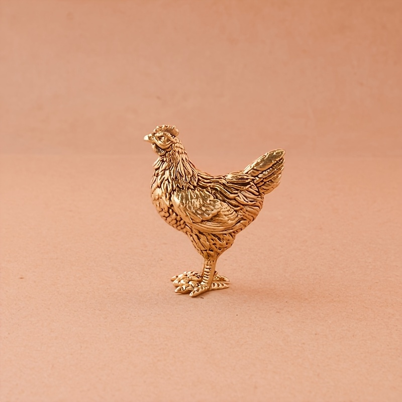 TEMU Set Of 3 Vintage Chicken Figurines, Decorative Hens For Bedroom And Living Room, Rooster Decor, Ornaments For Home And Garden