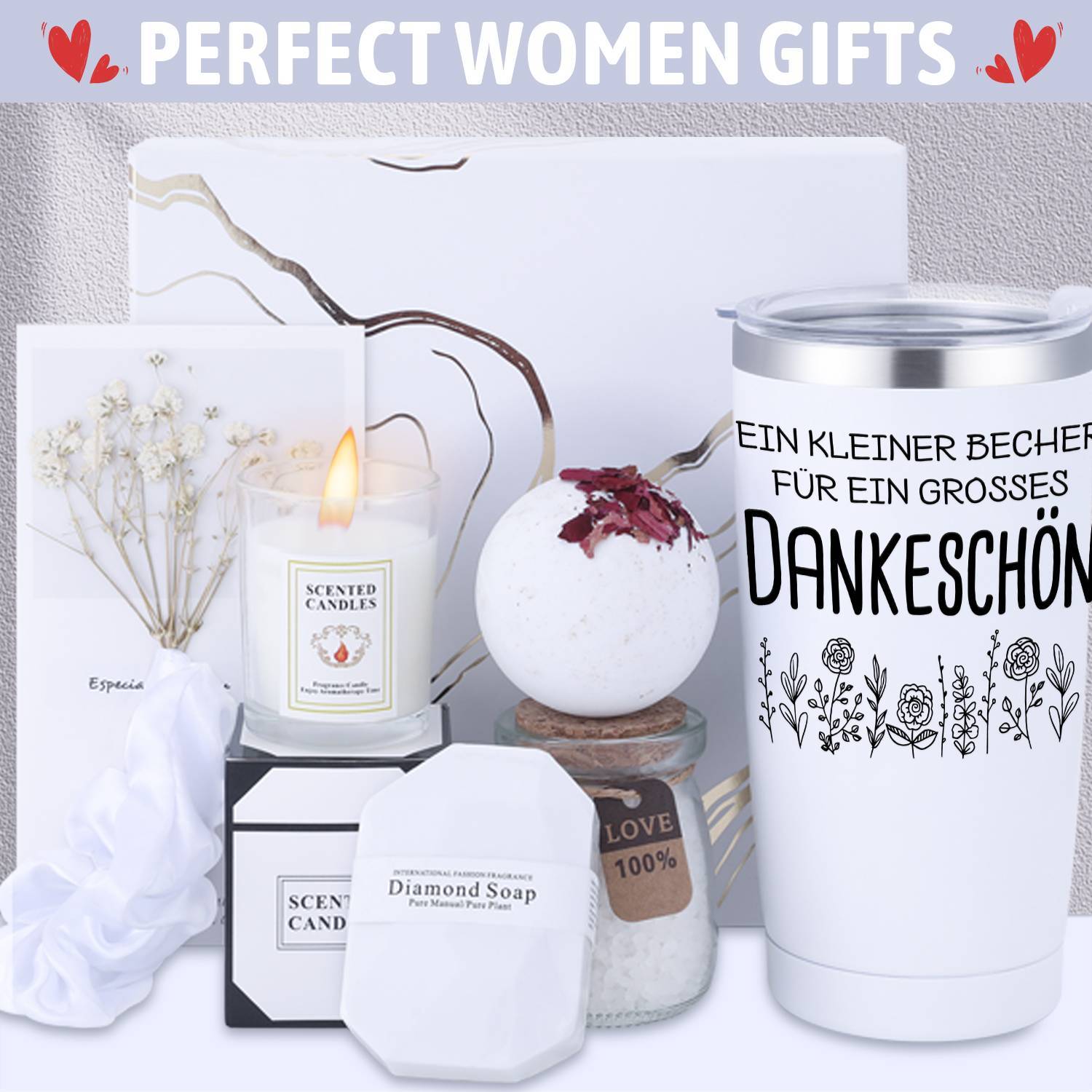 8 komada Sretna Mirovinska Tematska Košara za Žene, Rođendanski Poklon Set, Višenamjenske Pakiranje Za Žurku, Spa Poklon Kutija za Najbolju Prijateljicu i Sestru, Poklon za Njegovanje Samopomoći za Djevojku, Suprugu ili Majku