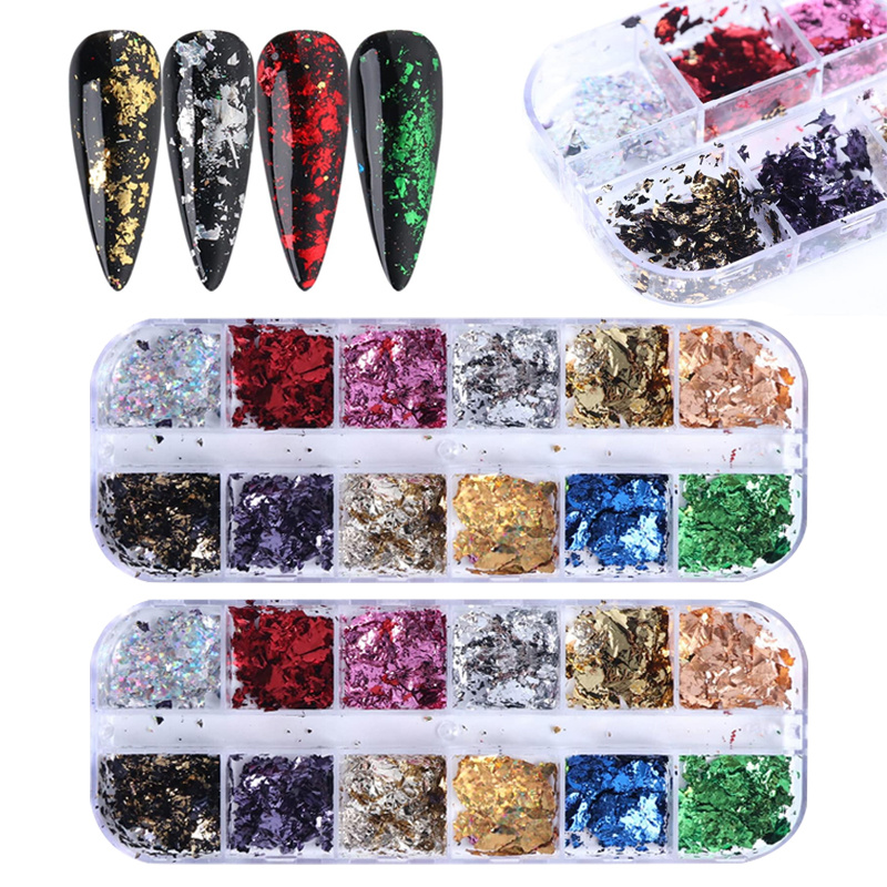 TEMU 14 Sheets Christmas Nail Wraps Stickers Nail Polish Strips Self-adhesive Full Wraps With 2pcs Nail Files For Nail Art Decals (gift Style)