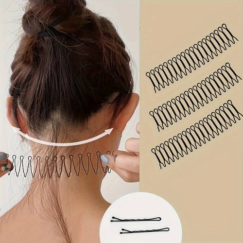 3pcs solid hair clips bangs holder hair clips broken hair organizer clips hair styling tools