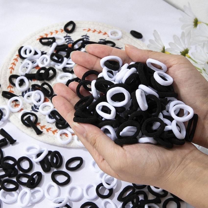 213pcs Colorful Elastic Hair Ties for Ponytails and Loops