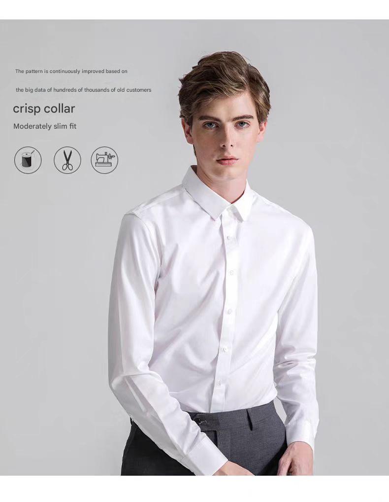 High Quality High Quality High Quality Men's Casual Short Sleeve Shirt- Classic Collar Button Design, Solid Color Non-Stretch Fabric, Machine Washable, Suitable for Office and Social Occasions All Seasons Casual Fashion Casual Fashion Casual Fashion