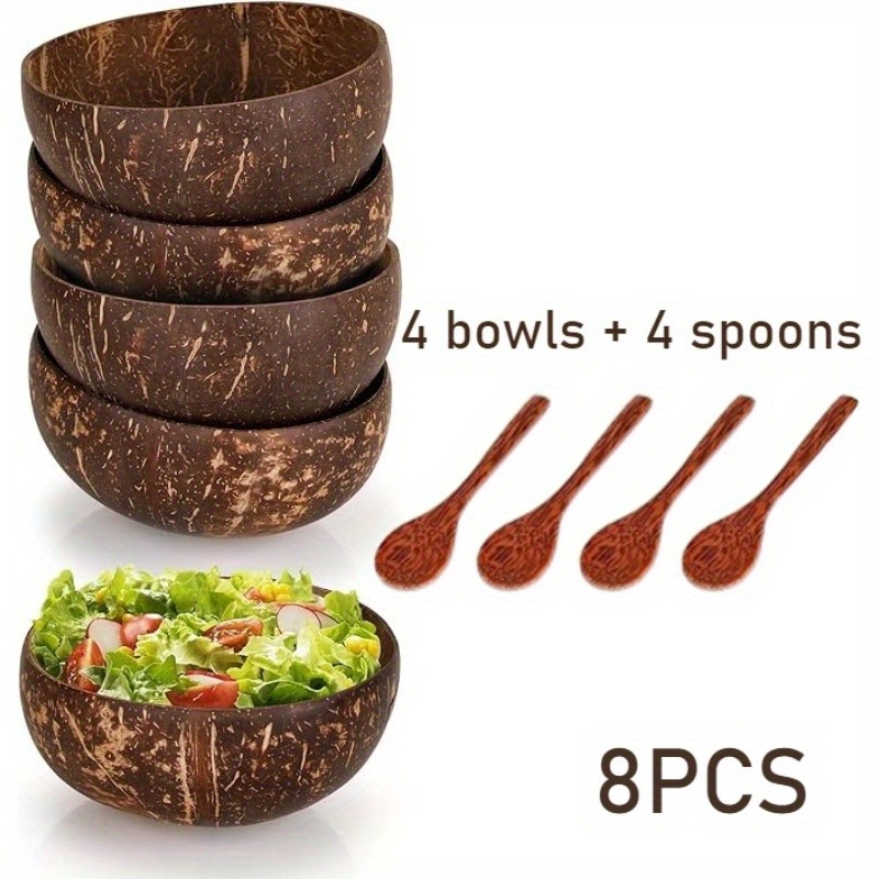Temu – TEMU 100pcs Disposable Paper Bowls (9oz), Leakproof Paper Dish Soup Ice Cream Salad Bowls Party Supplies, Disposable Natural Bowls, Soup Bowls,, Heat