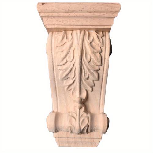 wood carving bracket 1pc unfinished classical style diy wood carving decorative scrolled woodworking bracket decorative for countertop kitchen fireplace mantel