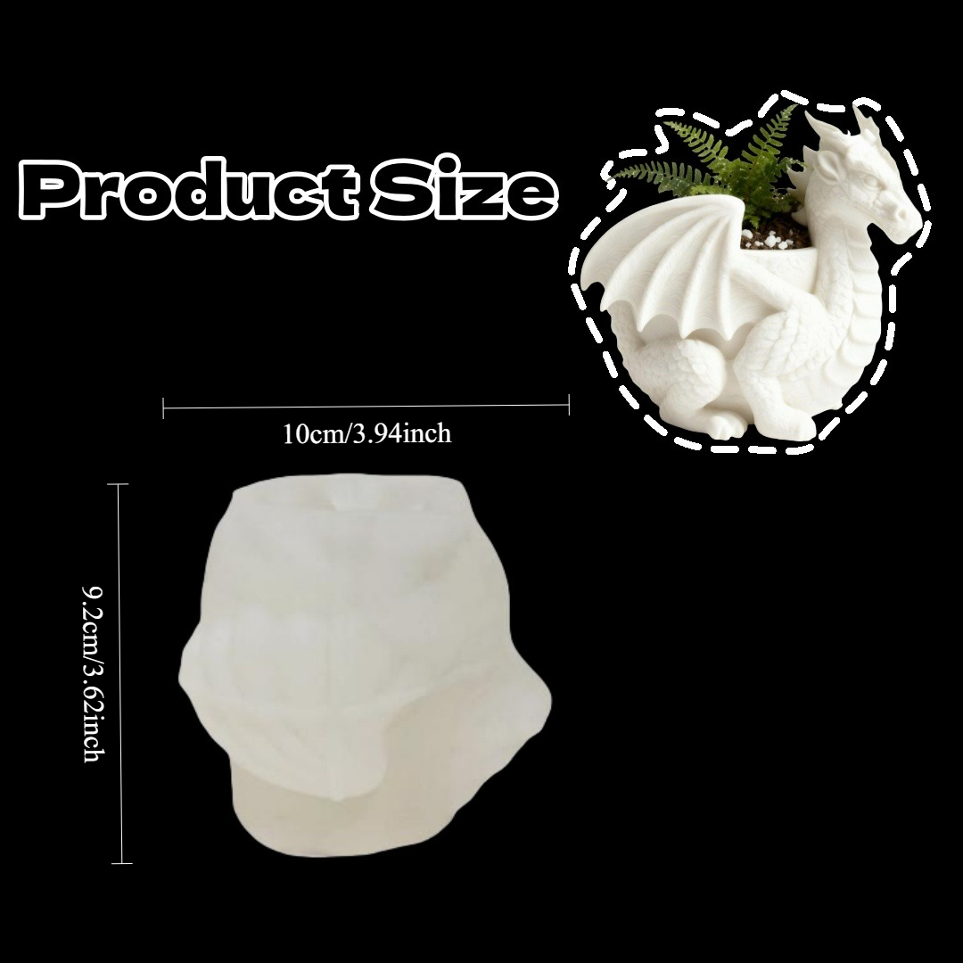 E-shop Silikonform für Harz - Kerzenherstellung Silikonform - Dinosaurier Glasbehälter Form Entworfen für Einfache Entfernung, Vielseitig und